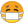 Face with medical mask icon
