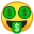 Money mouth face icon