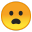 Frowning face with open mouth icon