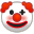 Clown face icon