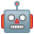 Robot face icon