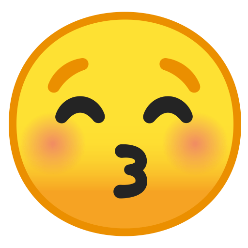 10018-kissing-face-with-closed-eyes icon