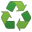 Recycling symbol icon