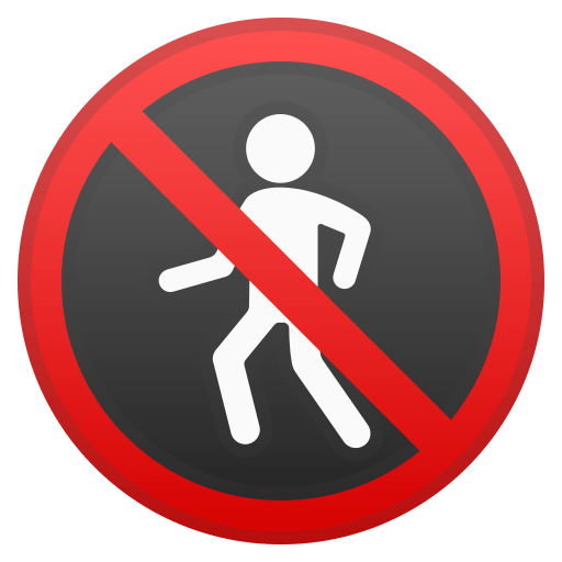 73036-no-pedestrians icon