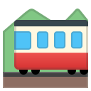Mountain railway icon