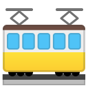 Tram car icon
