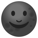 New moon face icon