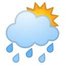 42668-sun-behind-rain-cloud icon