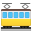 Tram car icon