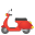 Motor scooter icon