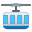 Mountain cableway icon