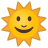 42654-sun-with-face icon