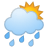 42668-sun-behind-rain-cloud icon