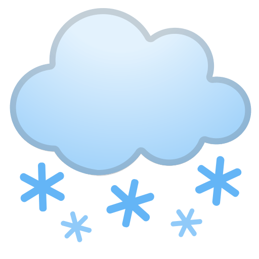 Cloud with snow icon