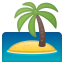 Desert island icon