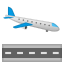 42590-airplane-arrival icon