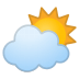 42660-sun-behind-cloud icon