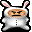 Angry Guy In Bunny Suit icon
