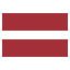 Latvia flat icon