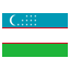 Uzbekistan flat icon
