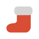 Christmas boots icon