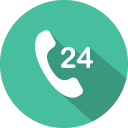 24-hours-phone icon