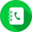 Addressbook-green icon