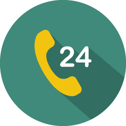 Call 24 hour icon
