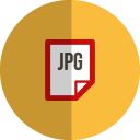 Jpg page folded icon