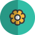Flower-folded icon