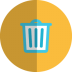Recyclebin-folded icon