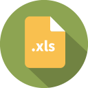 Document-filetype-excel icon