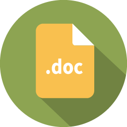 Document filetype word icon