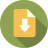 Document-arrow-download icon