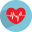 Heart-beat icon