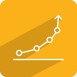 Growth statistics icon