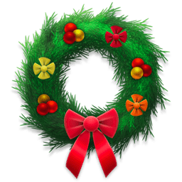 Festive Icon | Holiday Wreaths Iconset | Graphicpeel