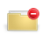 Folder remove icon