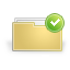 Folder verified icon