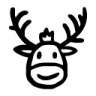 Christmas-reindeer-bli icon