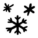 Snow snowflakes icon