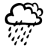 Drizzle rain icon