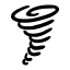 Tornado twister icon