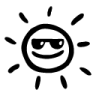 01-sun-smile-glasses icon