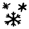 10-snow-snowflakes icon