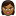 Female Face FD 1 dark icon