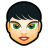 Female Face FI 3 icon