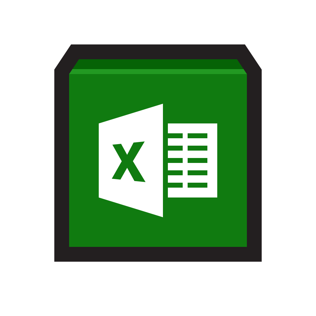 Microsoft Excel Icon Flat Strokes App Iconset Hopstarter