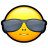Smiley-cool icon