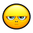Smiley grumpy icon